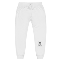 Image 1 of MamaFe's Black Logo "Faith of a Mustard Seed" Unisex fleece sweatpants