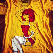 Image of Vintage Yellow Pin-Up Tee