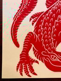Image 2 of 'Crawler' Special Edition Fiery Red Blockprint