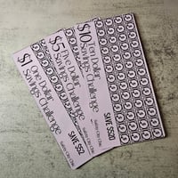 Image 6 of Clear Pouch with Savings Trackers 