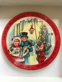 Image 3 of Vintage 1949 7” Christmas Carols Picture Discs