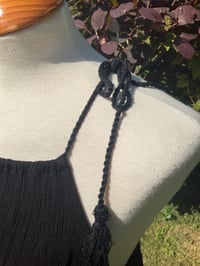 Image 6 of Upcycled Beach Cover-up Dress With Lace Trim