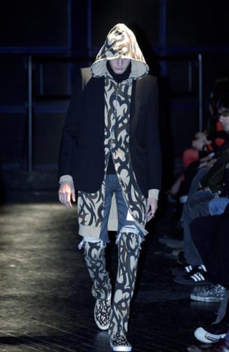 04 Number (N)ine Tribal Camo Long Hoodie - 3 | neverlandsupply