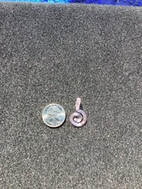 Image 2 of Pink Spiral Pendant 