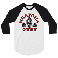 Image 1 of WHATCHA GUEY COOL JOSE 3/4 sleeve raglan shirt