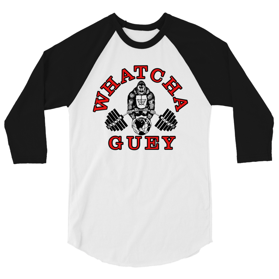 Image of WHATCHA GUEY COOL JOSE 3/4 sleeve raglan shirt