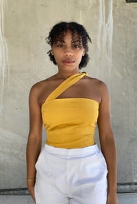 Image 1 of ASPEN TOP | MUSTARD