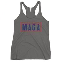 Image 2 of MAGA Distressed - Women's Racerback Tank