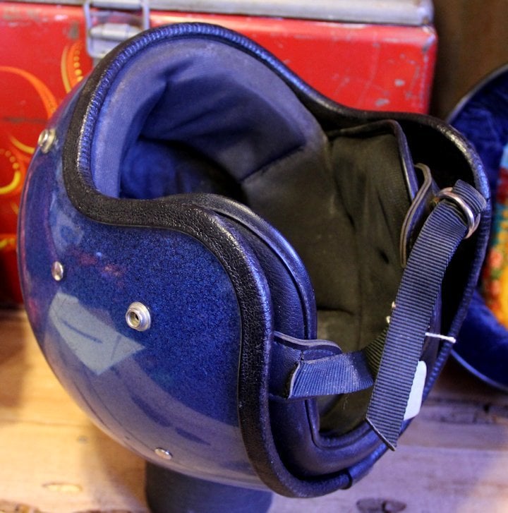 Image of 3/4 Helmet Blue Flake Small