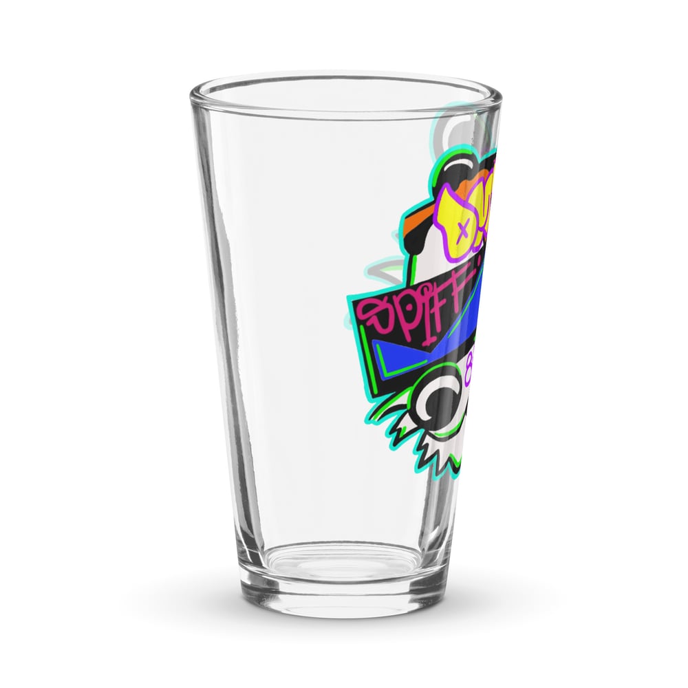 Spiff Bro 1 Shaker pint glass