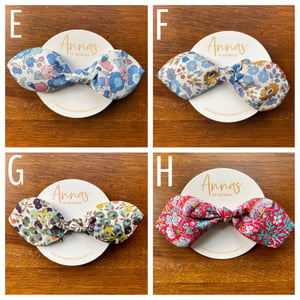 Image of Liberty Print Bow Scrunchie