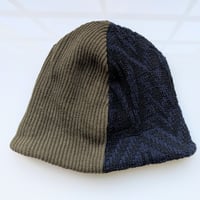 Image 5 of Upcycled Reversible Beanie Cotton Blend -42