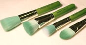 Image of Green Bamboo 4pc "Foundation" Brush Kit