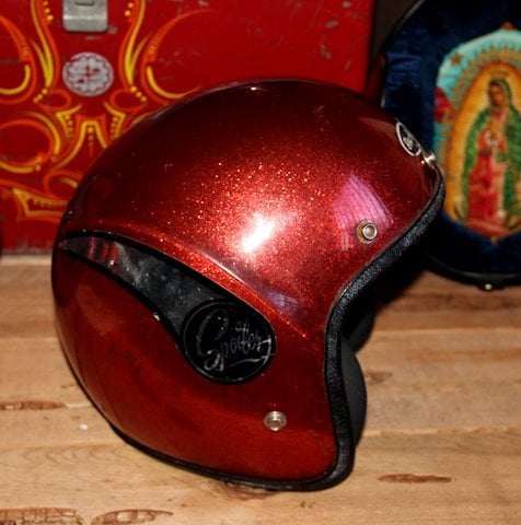 Image of 3/4 Helmet Red Tron