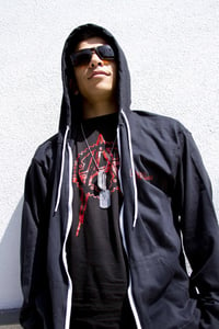 Image of Mashafix "ANARCHY" lightweight zip hoodie