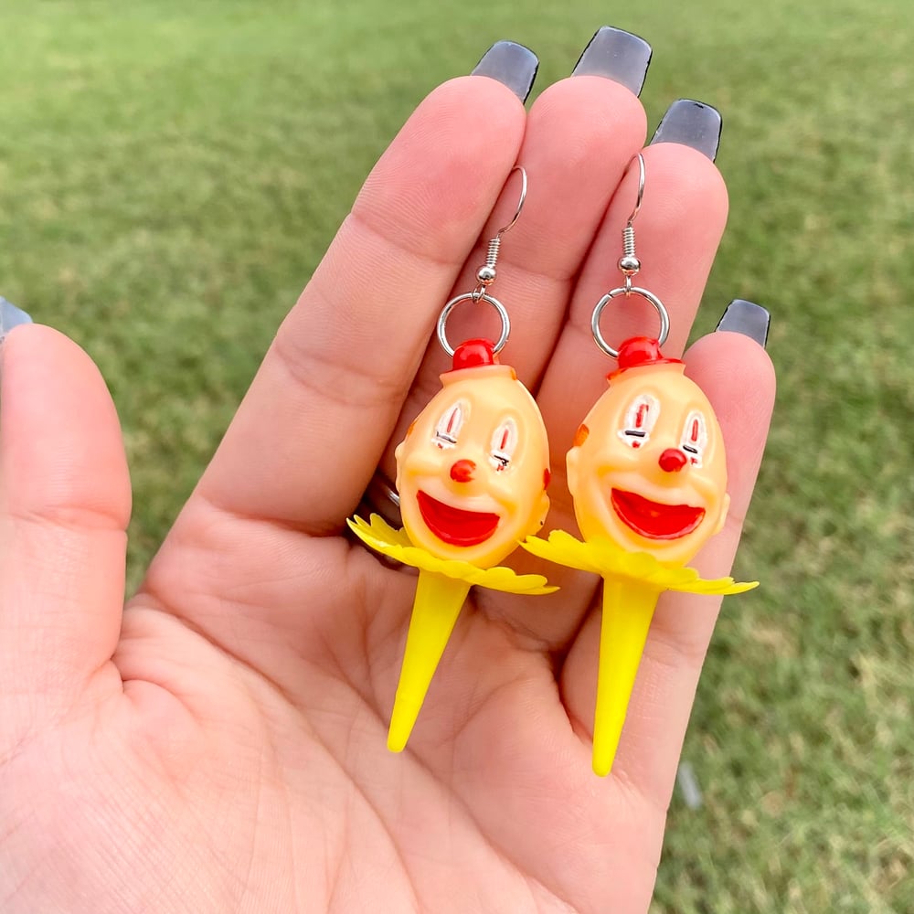 Image of Retro Clown Earrings