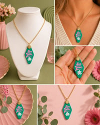 Image 5 of Mini Motel Keychain Necklace. “See The Good”