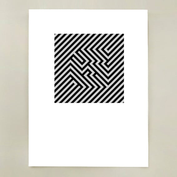 Image of G (Zebra Bold) Screen Print Limited Edition