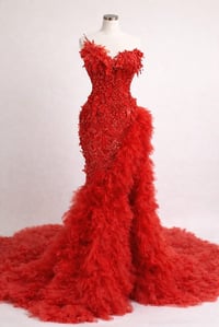 Image 2 of Inferno Bloom Prom Dress
