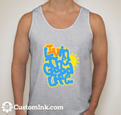Image of Livin the Good Life. Grey Tank-Top 