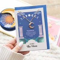 Image 1 of The Moon Celestial Amethyst Necklace Card