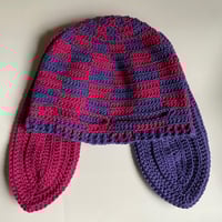 Image 2 of Checkered Bunny Mask