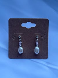 Image 2 of Pastel Pink Freshwater Pearl Studs
