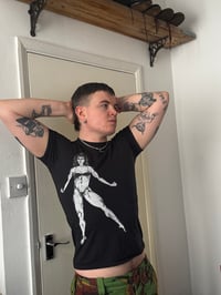 MUSCLE MUMMY - black tee