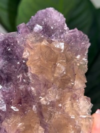Image 5 of DOUBLE SIDED SUGAR COATED PURPLE FLUORITE -CHINA-