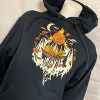 Image 3 of Unisex “Harvest Magic” Black Hoodie