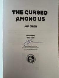 Image 2 of The Cursed Among Us (red edition) signed by Brian Keene and myself!