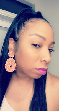 Image 4 of Beaded island vibes earrings 