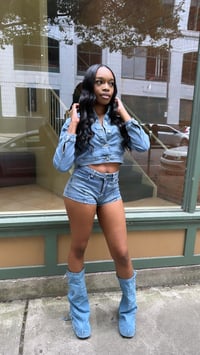 Image 2 of It Girl Denim Set 