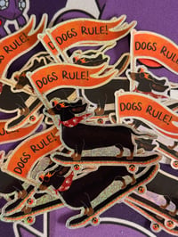 ‘Dogs Rule!’ sticker