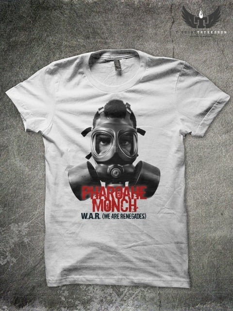 PHAROAHE MONCH W.A.R. WHITE TEE