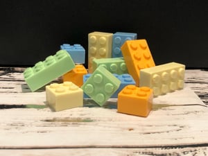 Image of Soap legos (10 assorted pieces) 
