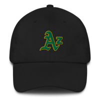 Image 1 of LOWER AZ Az Green & Yellow Dad hat