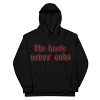 Image 1 of Black “World Tour” Hoodie (Oversized Print)