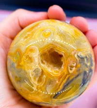 Image 1 of Crazy lace agate spheres 