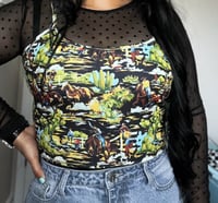 Image 3 of Cactus strap Crop Top