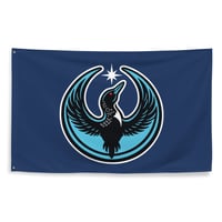 Minnesota Rebel Loon Flag - Dark Blue
