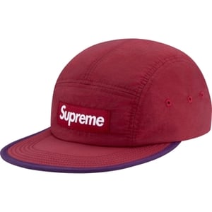 Image of Supreme Nylon Soft Bill Camp Cap (Dark Red)
