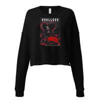 Image 2 of SOULLESS CROP SWEATSHIRT - Live For The Moment x Pissy Crybaby