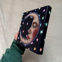 Image 3 of Miss Moon 6x6”