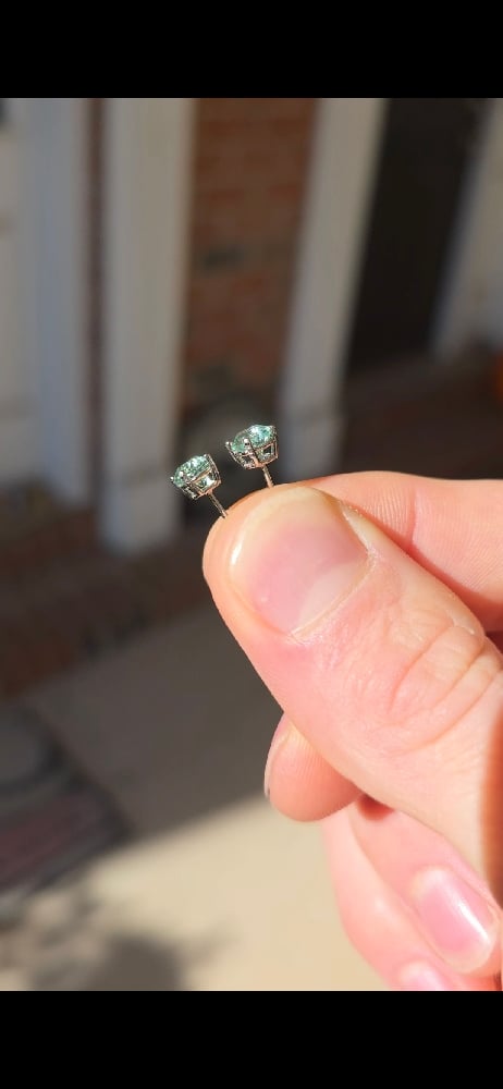 Image of Gemstone earings 