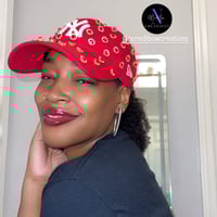 Image 5 of Red Jewel Hat