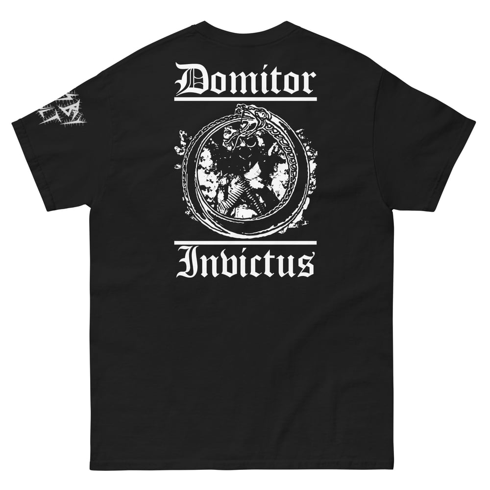 Image of Conqueror W.C.S Black T-Shirt (Special Ross Bay Cult Edition with sleeve print)