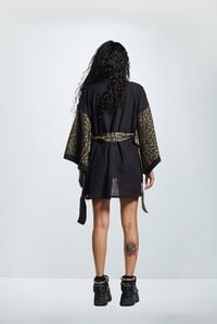 Image 4 of Nirmata Kimono - Calli Army Green