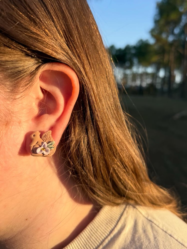 Image of Squirrel studs 