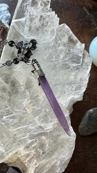 Image 2 of Amethyst spike pendant